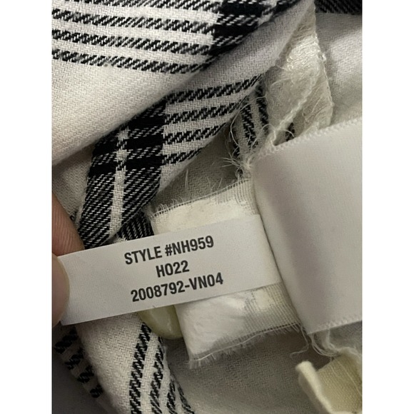 Madewell Flannel Bedtime Pajama Set Small Plaid Flannel Long Sleeve - Picture 9 of 15